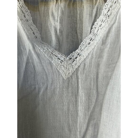 Denim & Supply Ralph Lauren Crochet Lace Blouse Top M - Picture 2 of 3